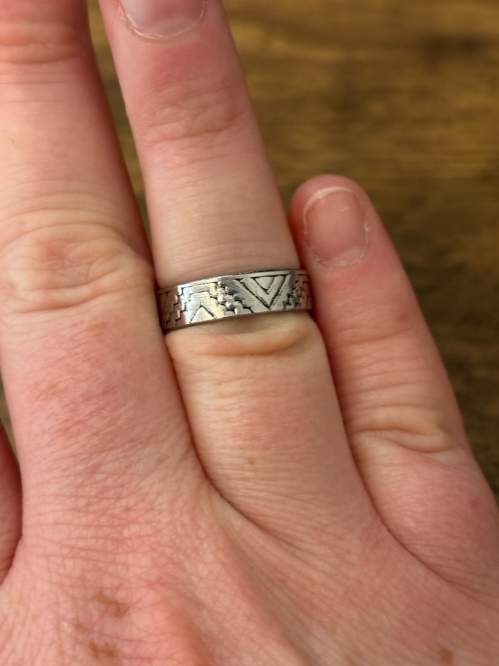 NEW Silver Plated Band Ring